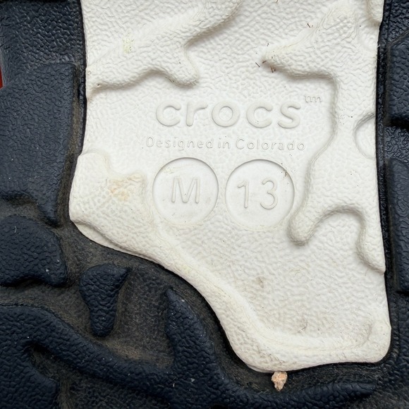Crocs Sandals Men\'s Sz 13 White All Terrain Atlas Clogs main image 9